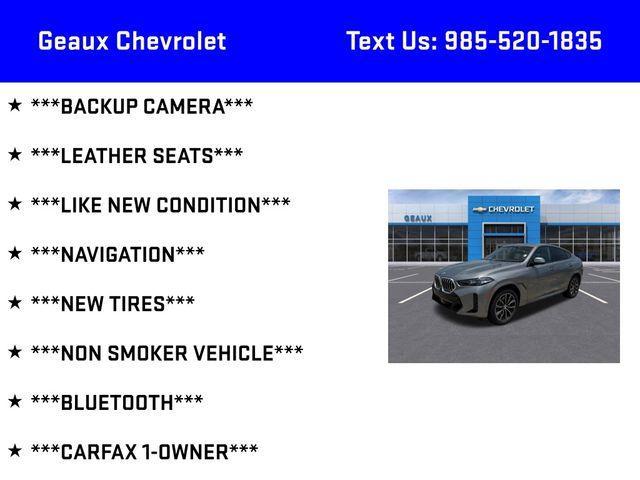 used 2024 BMW X6 car, priced at $78,997