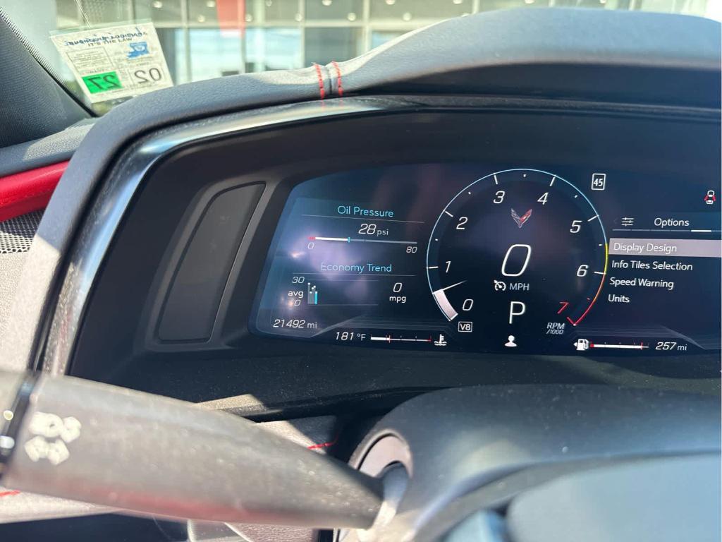 used 2020 Chevrolet Corvette car, priced at $62,597