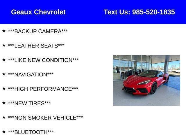 used 2021 Chevrolet Corvette car, priced at $69,997