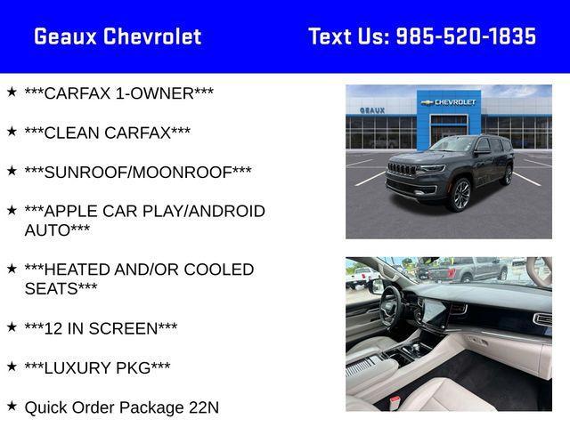 used 2022 Jeep Wagoneer car, priced at $42,990