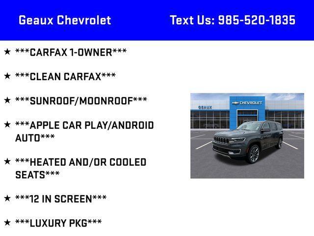used 2022 Jeep Wagoneer car, priced at $44,997