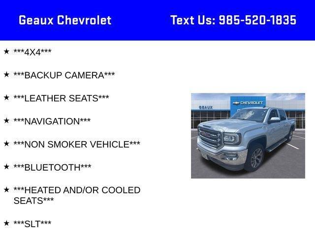used 2018 GMC Sierra 1500 car, priced at $32,997