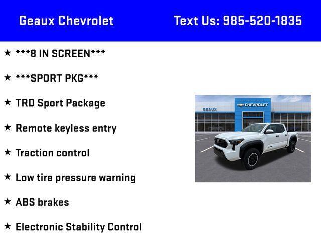 used 2024 Toyota Tacoma car, priced at $40,997