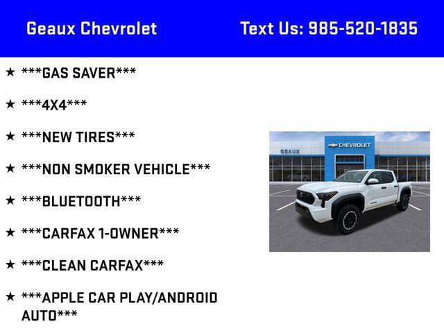 used 2024 Toyota Tacoma car, priced at $40,997