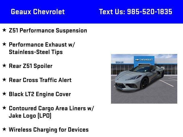 used 2025 Chevrolet Corvette car, priced at $86,997