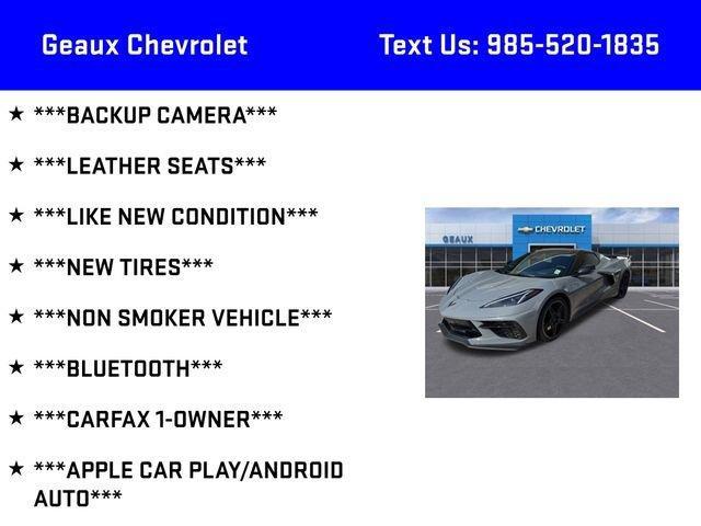 used 2025 Chevrolet Corvette car, priced at $86,997