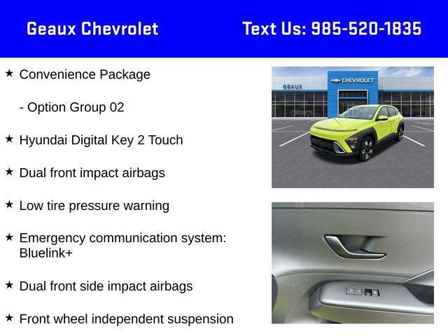 used 2024 Hyundai Kona car, priced at $21,297