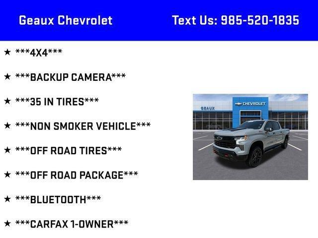 used 2024 Chevrolet Silverado 1500 car, priced at $56,500
