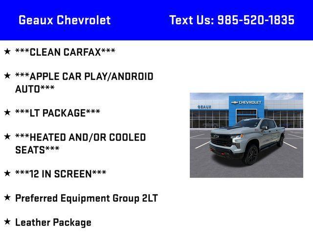 used 2024 Chevrolet Silverado 1500 car, priced at $59,497