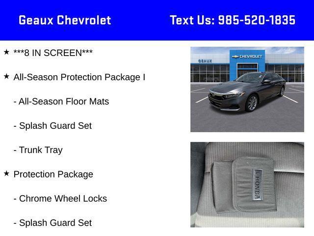 used 2021 Honda Accord car, priced at $19,897