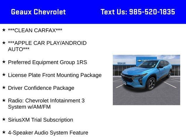 used 2025 Chevrolet Trax car, priced at $25,995