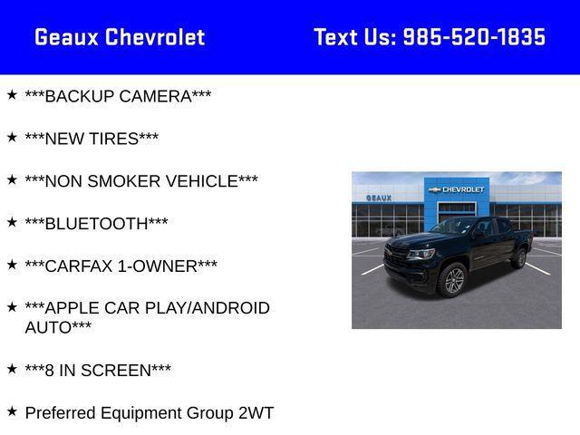 used 2021 Chevrolet Colorado car, priced at $24,897