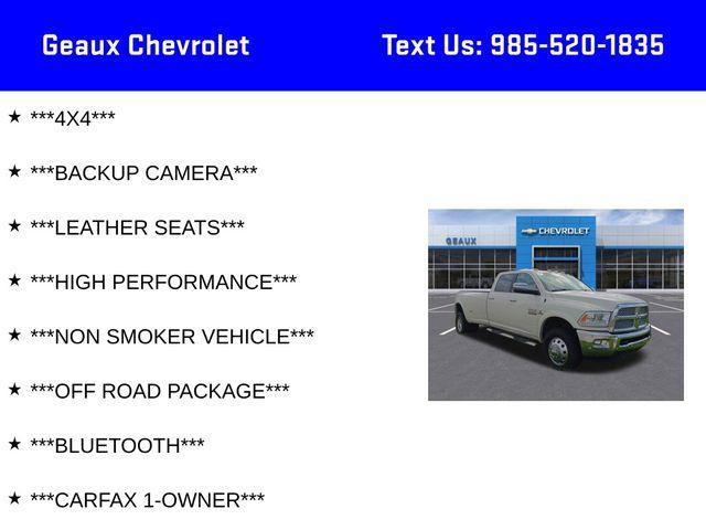 used 2017 Ram 3500 car, priced at $49,997