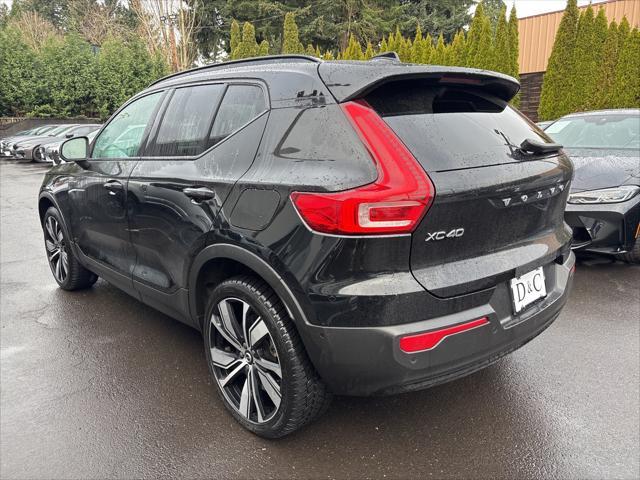 used 2022 Volvo XC40 Recharge Pure Electric car, priced at $29,990
