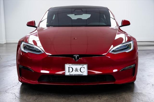 used 2021 Tesla Model S car, priced at $48,190