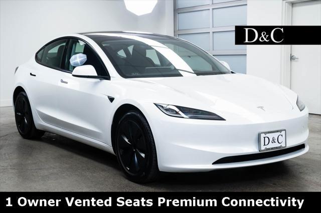 used 2024 Tesla Model 3 car, priced at $38,790