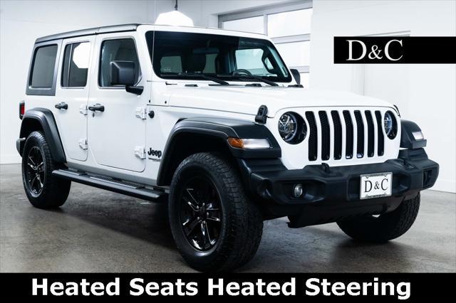 used 2020 Jeep Wrangler Unlimited car, priced at $31,390