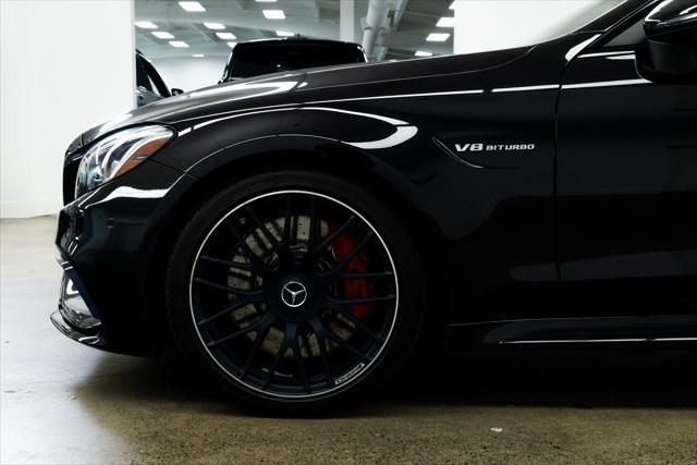 used 2018 Mercedes-Benz AMG C 63 car, priced at $53,990