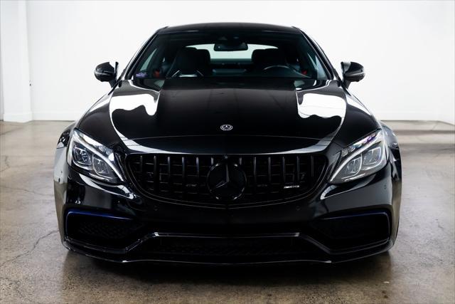 used 2018 Mercedes-Benz AMG C 63 car, priced at $53,990