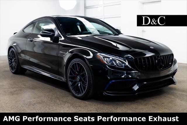 used 2018 Mercedes-Benz AMG C 63 car, priced at $53,990