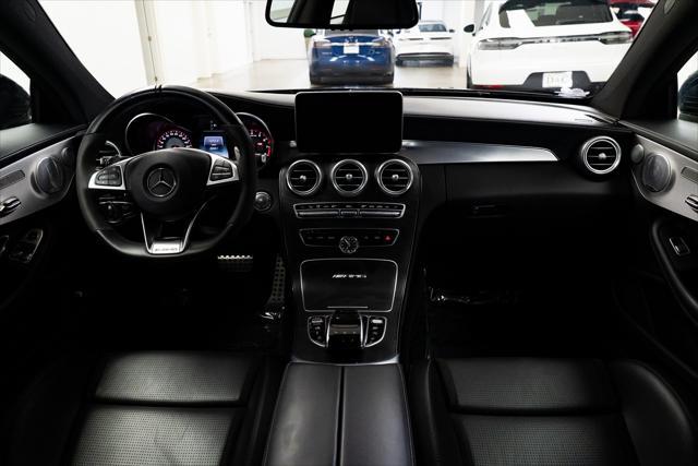 used 2018 Mercedes-Benz AMG C 63 car, priced at $53,990