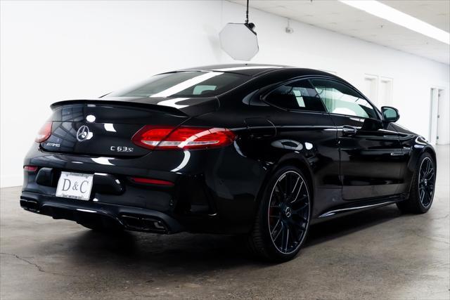 used 2018 Mercedes-Benz AMG C 63 car, priced at $53,990