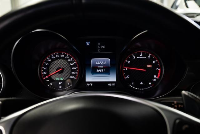 used 2018 Mercedes-Benz AMG C 63 car, priced at $53,990