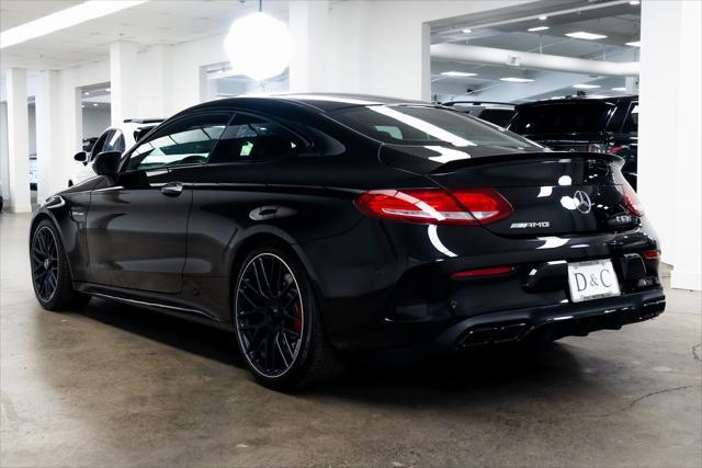 used 2018 Mercedes-Benz AMG C 63 car, priced at $53,990