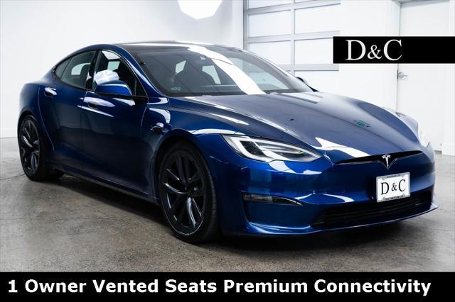 used 2021 Tesla Model S car, priced at $60,790