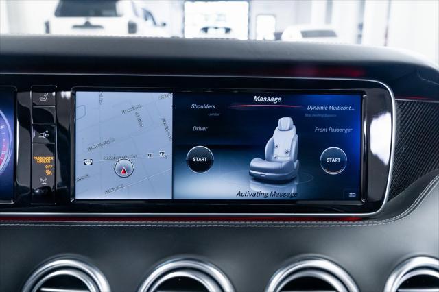 used 2017 Mercedes-Benz AMG S 63 car, priced at $69,990