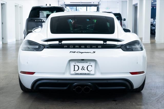 used 2018 Porsche 718 Cayman car, priced at $63,490