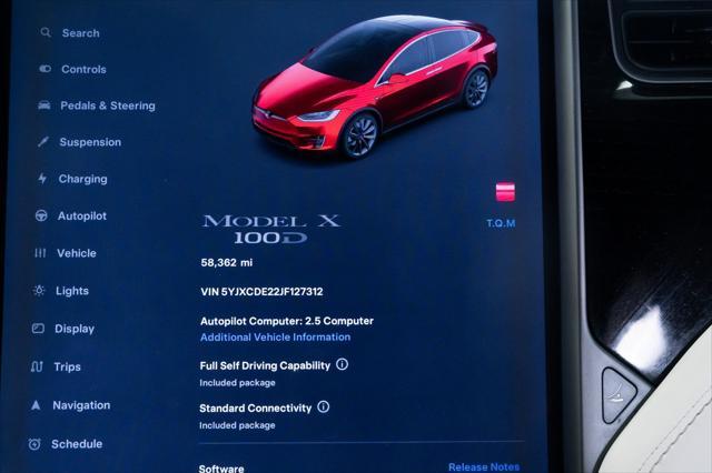 used 2018 Tesla Model X car, priced at $32,190