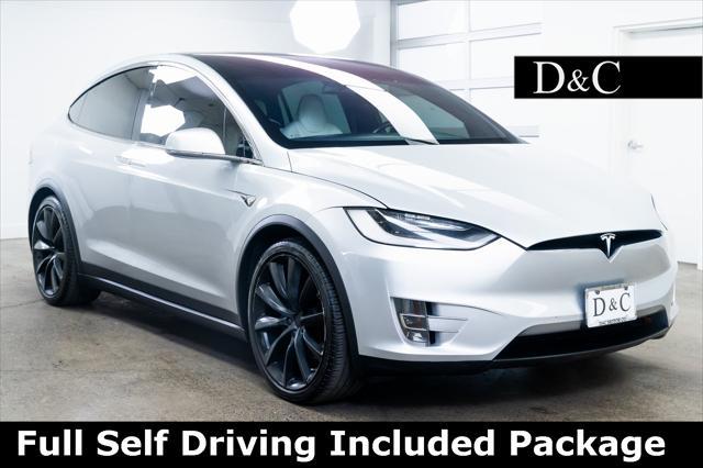 used 2018 Tesla Model X car, priced at $32,190