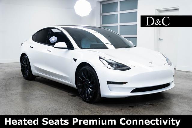 used 2021 Tesla Model 3 car, priced at $32,190