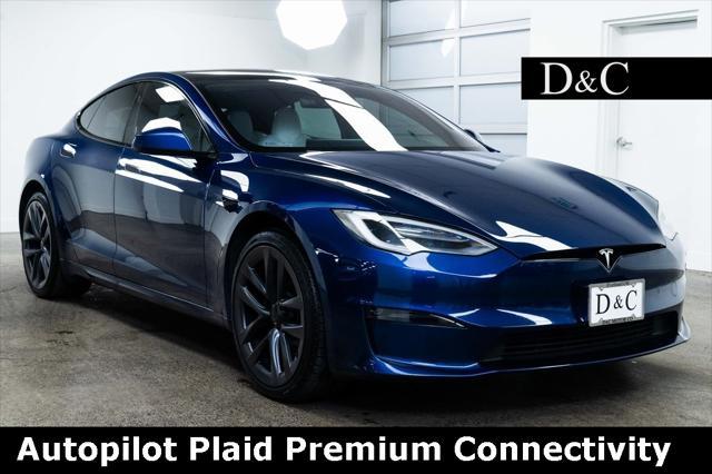 used 2021 Tesla Model S car, priced at $54,990