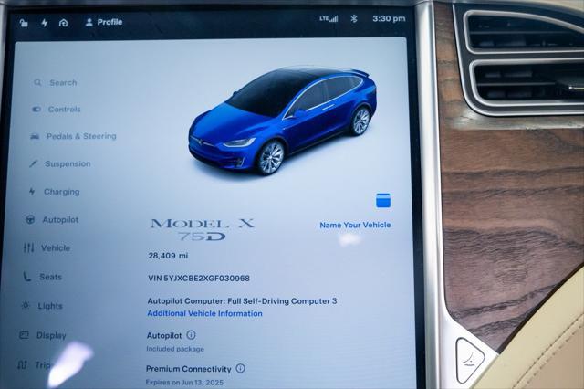 used 2016 Tesla Model X car, priced at $29,990