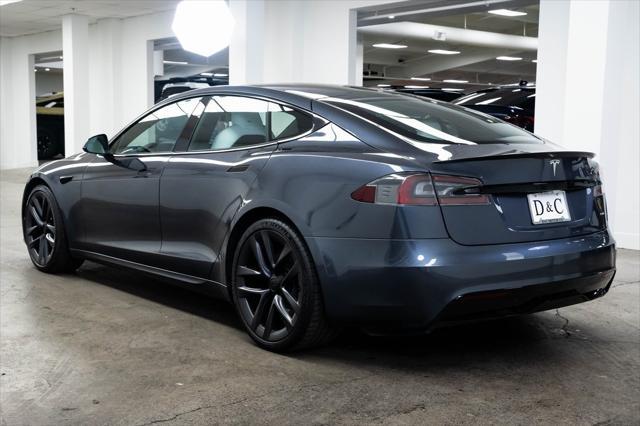 used 2021 Tesla Model S car, priced at $59,390