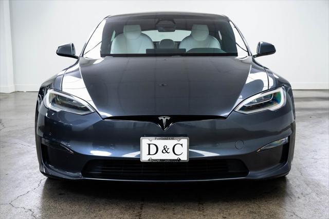 used 2021 Tesla Model S car, priced at $59,390