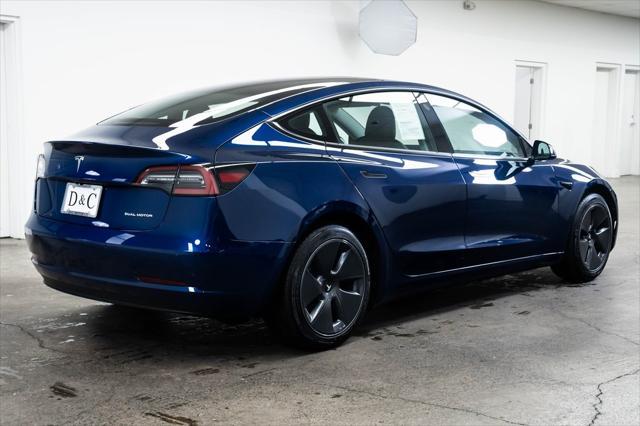 used 2022 Tesla Model 3 car, priced at $31,990