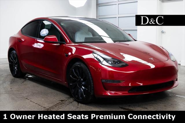 used 2022 Tesla Model 3 car, priced at $33,690