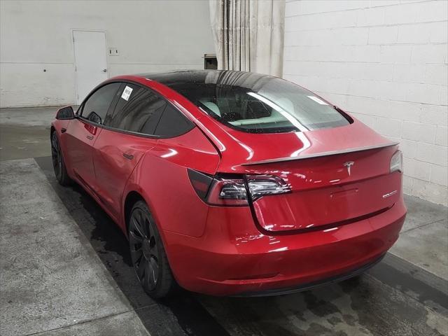 used 2022 Tesla Model 3 car, priced at $34,990