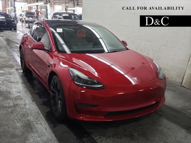 used 2022 Tesla Model 3 car, priced at $34,990