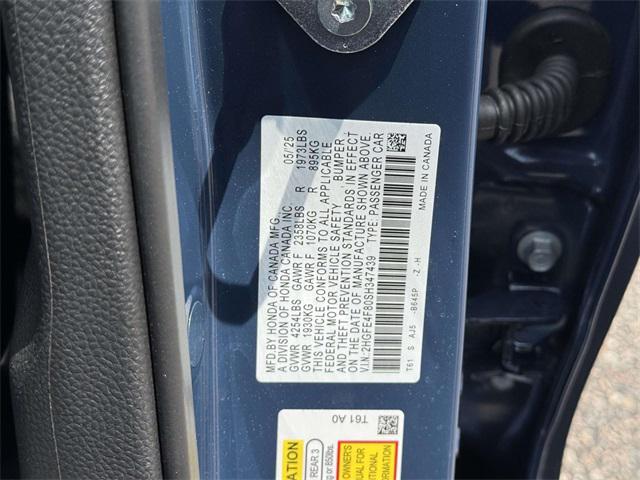 new 2025 Honda Civic Hybrid car, priced at $33,555