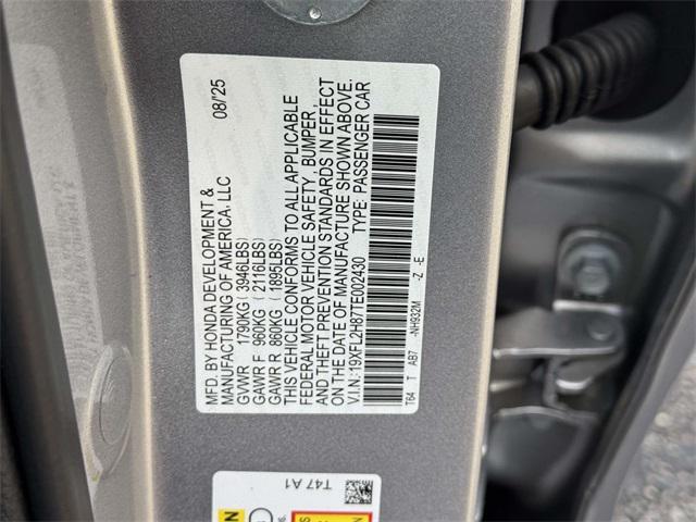 new 2026 Honda Civic car, priced at $28,990