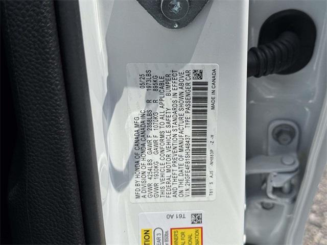 new 2025 Honda Civic Hybrid car, priced at $33,555