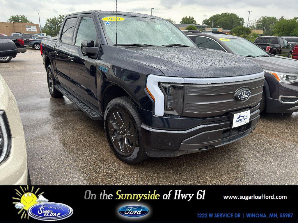 used 2024 Ford F-150 Lightning car, priced at $52,995