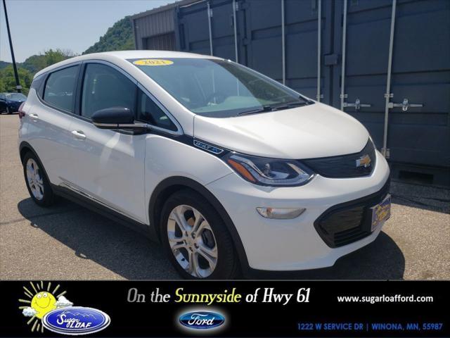 used 2021 Chevrolet Bolt EV car, priced at $15,695