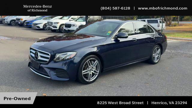 used 2018 Mercedes-Benz E-Class car, priced at $21,999