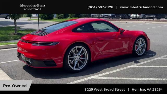 used 2023 Porsche 911 car, priced at $158,677