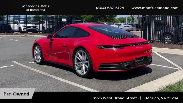 used 2023 Porsche 911 car, priced at $158,677